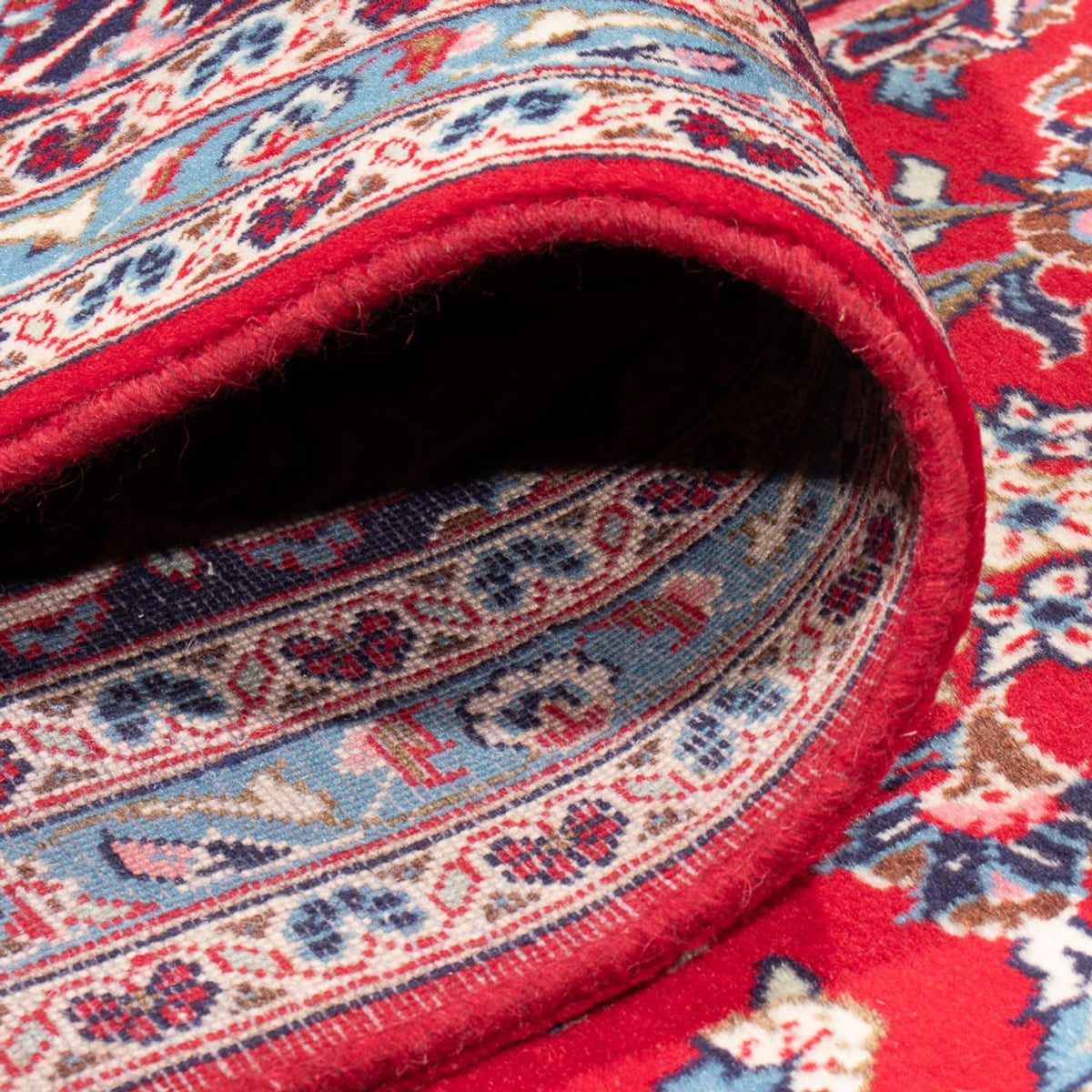 Persiska mattor - Keshan - 394 x 292 cm - röd