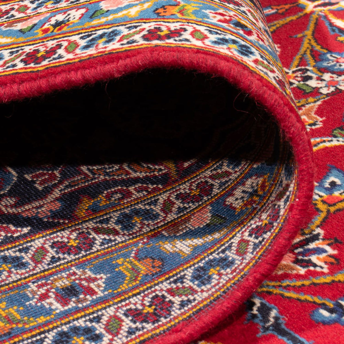 Persiska mattor - Keshan - 383 x 287 cm - röd