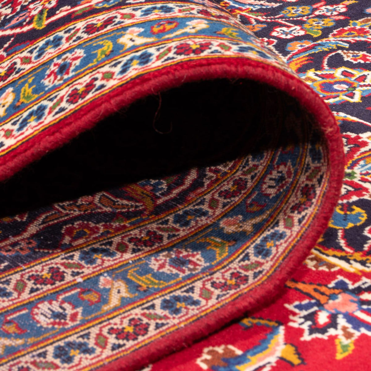 Persiska mattor - Keshan - 398 x 297 cm - röd