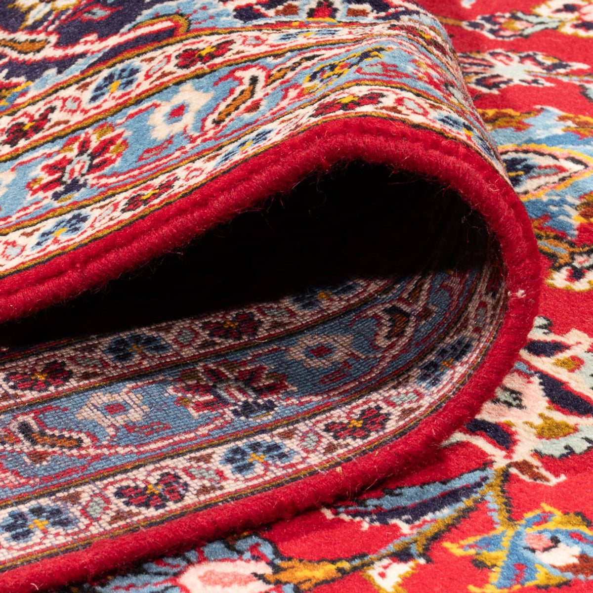 Persiska mattor - Keshan - 397 x 312 cm - röd