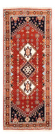 Runner Gabbeh-matta - Kashkuli Persiska - 213 x 85 cm - röd