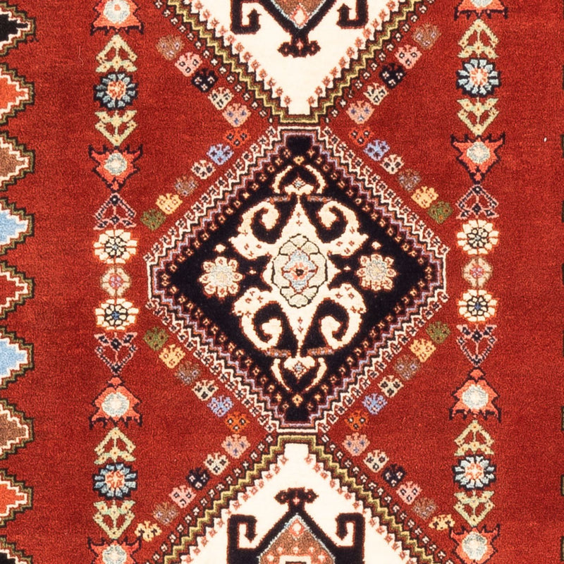 Runner Gabbeh-matta - Kashkuli Persiska - 213 x 85 cm - röd