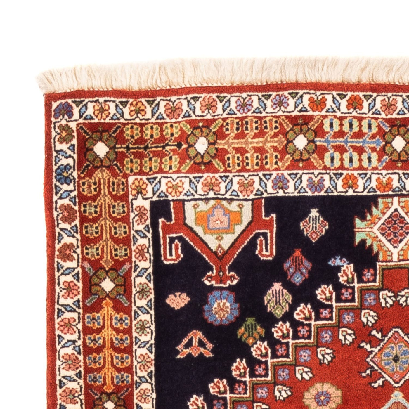 Runner Gabbeh-matta - Kashkuli Persiska - 213 x 85 cm - röd