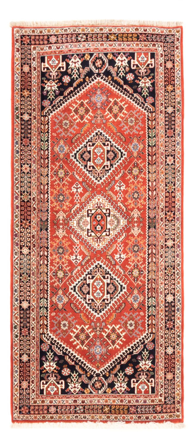 Runner Gabbeh-matta - Kashkuli Persiska - 206 x 87 cm - orange