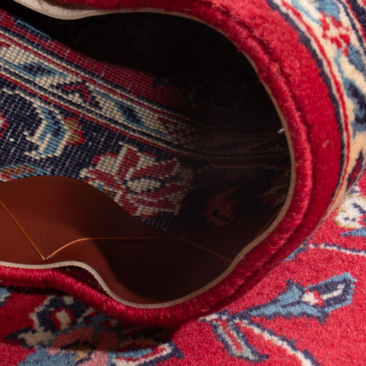 Persiska mattor - Keshan - 142 x 68 cm - röd