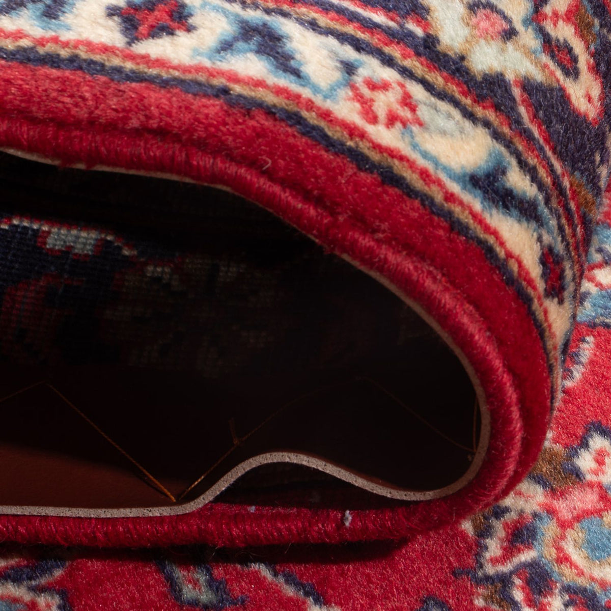 Persiska mattor - Keshan - 134 x 70 cm - röd