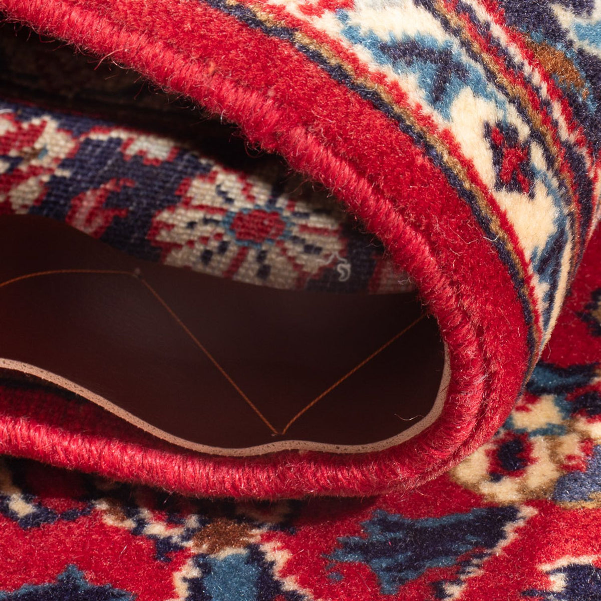 Persiska mattor - Keshan - 123 x 68 cm - röd