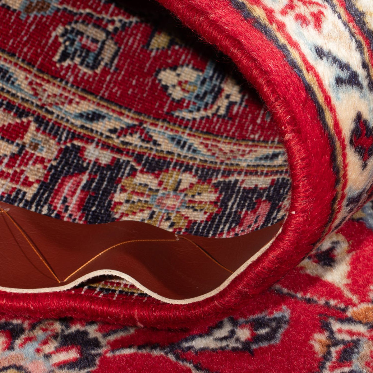 Persiska mattor - Keshan - 138 x 70 cm - röd