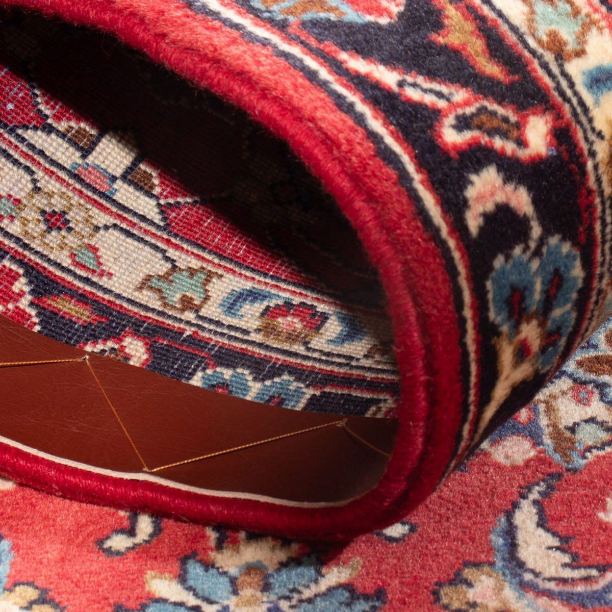 Persiska mattor - Keshan - 140 x 68 cm - röd