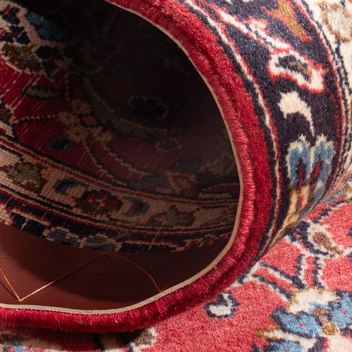 Persiska mattor - Keshan - 133 x 70 cm - röd