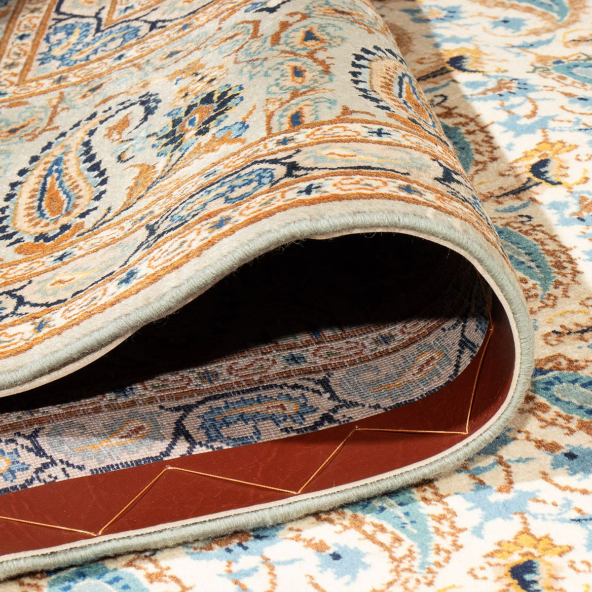 Persiska mattor - Keshan - 350 x 270 cm - ljusgrön