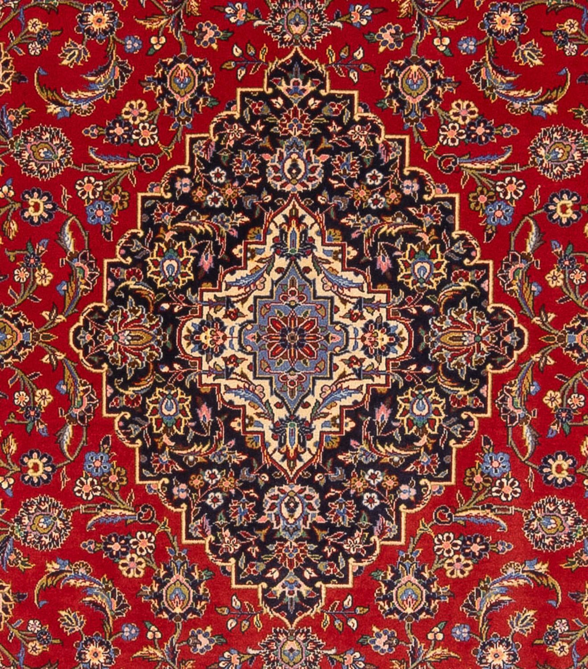 Persiska mattor - Keshan - 336 x 234 cm - röd