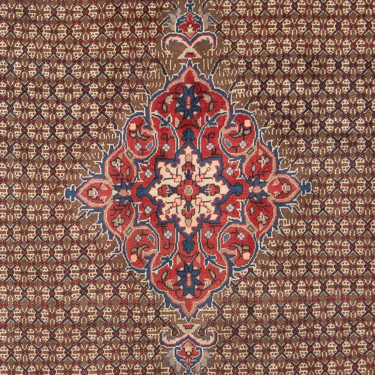 Persisk matta - Nomadic - 306 x 157 cm - mörk beige