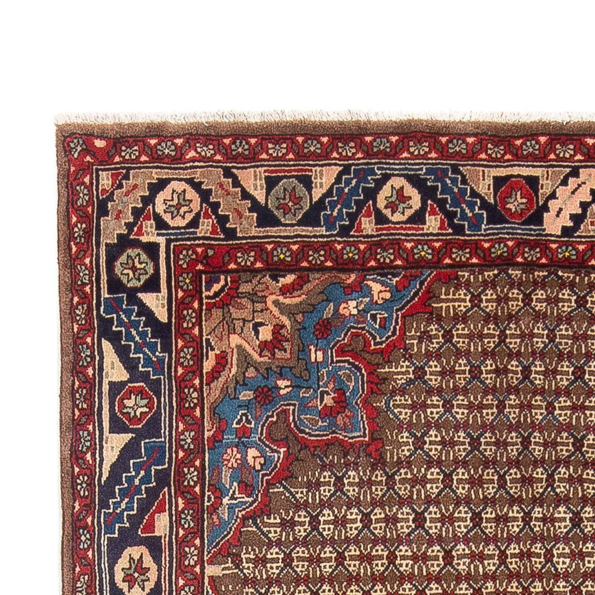 Persisk matta - Nomadic - 306 x 157 cm - mörk beige