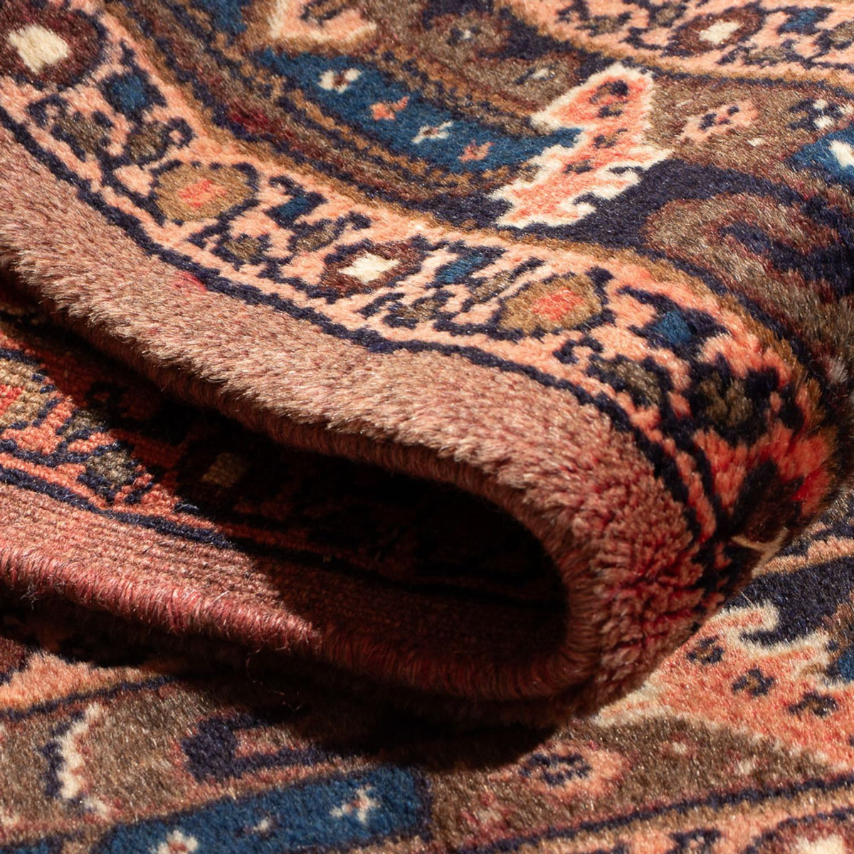 Persisk matta - Nomadic - 90 x 75 cm - blå