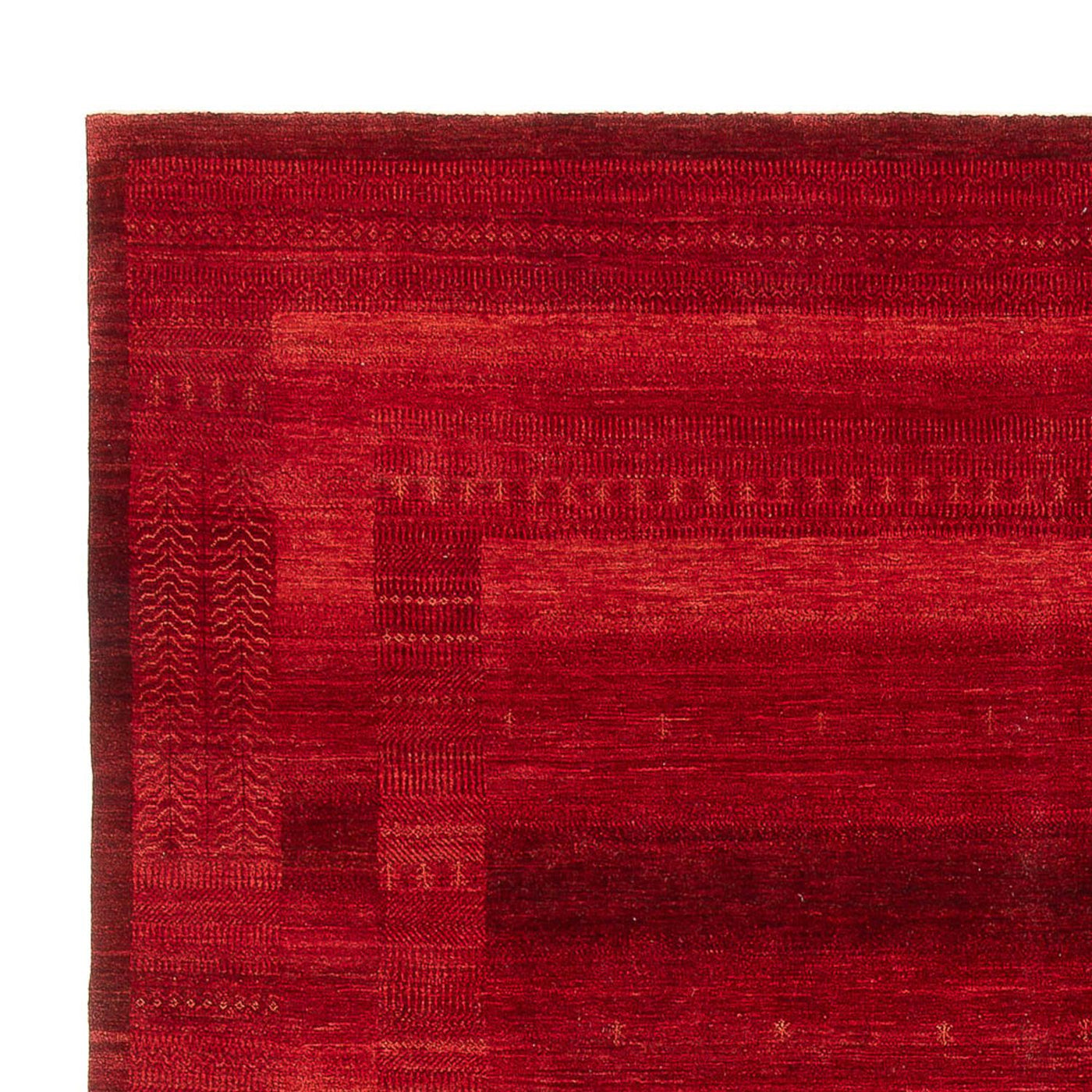 Gabbeh-matta - Loribaft Persian - 384 x 284 cm - röd
