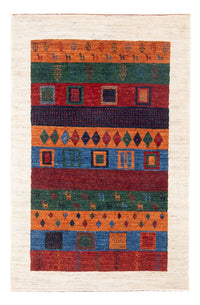 Gabbeh-matta - Loribaft Persian - 129 x 83 cm - flerfärgad