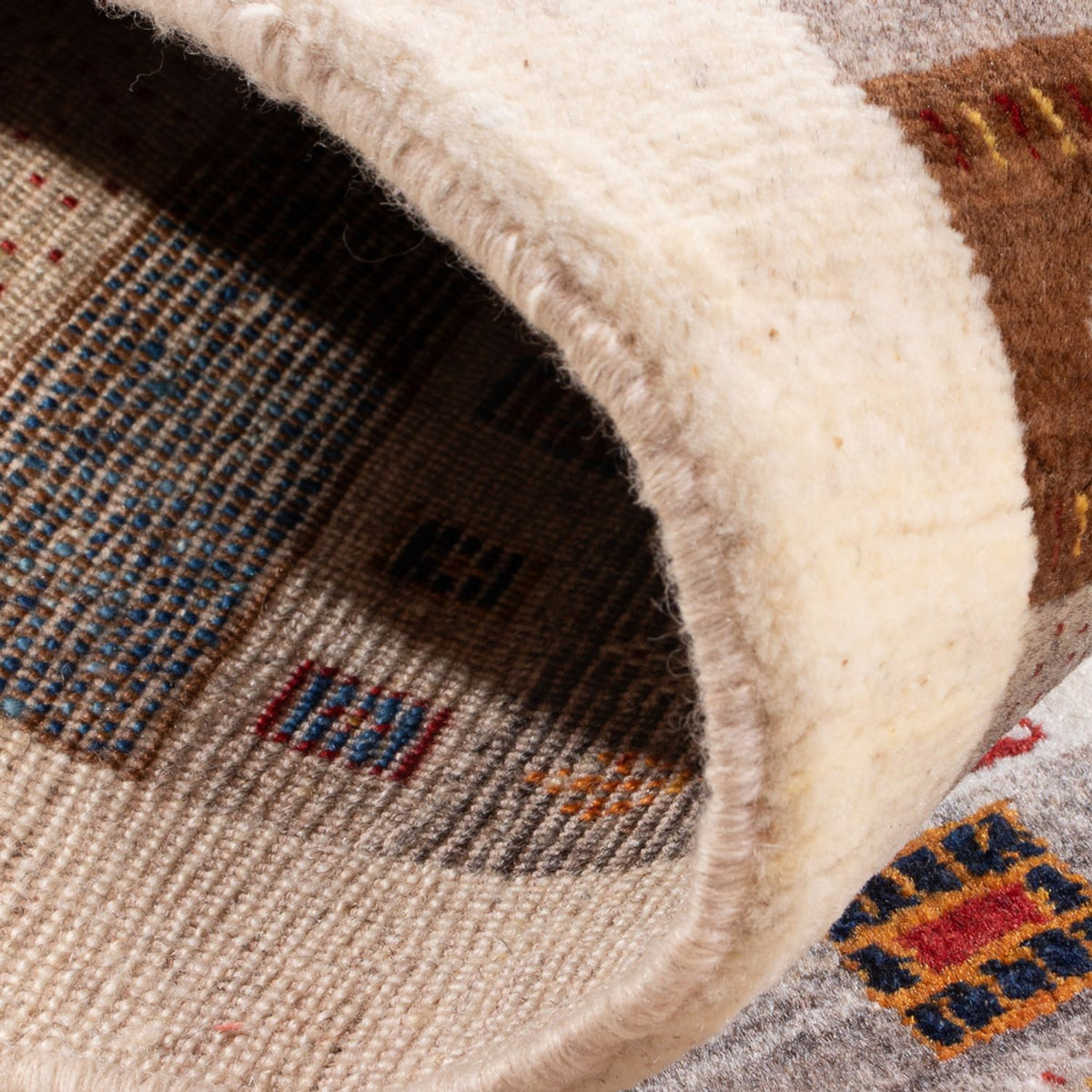 Gabbeh-matta - Loribaft Persian - 136 x 85 cm - flerfärgad