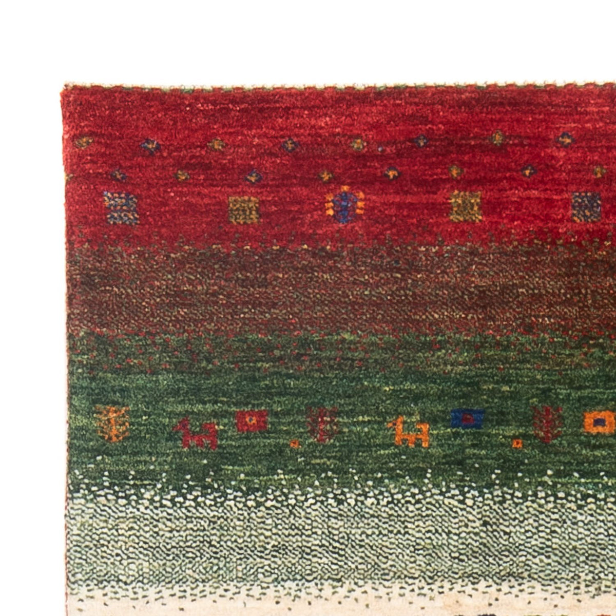 Gabbeh-matta - Loribaft Persian - 131 x 82 cm - flerfärgad