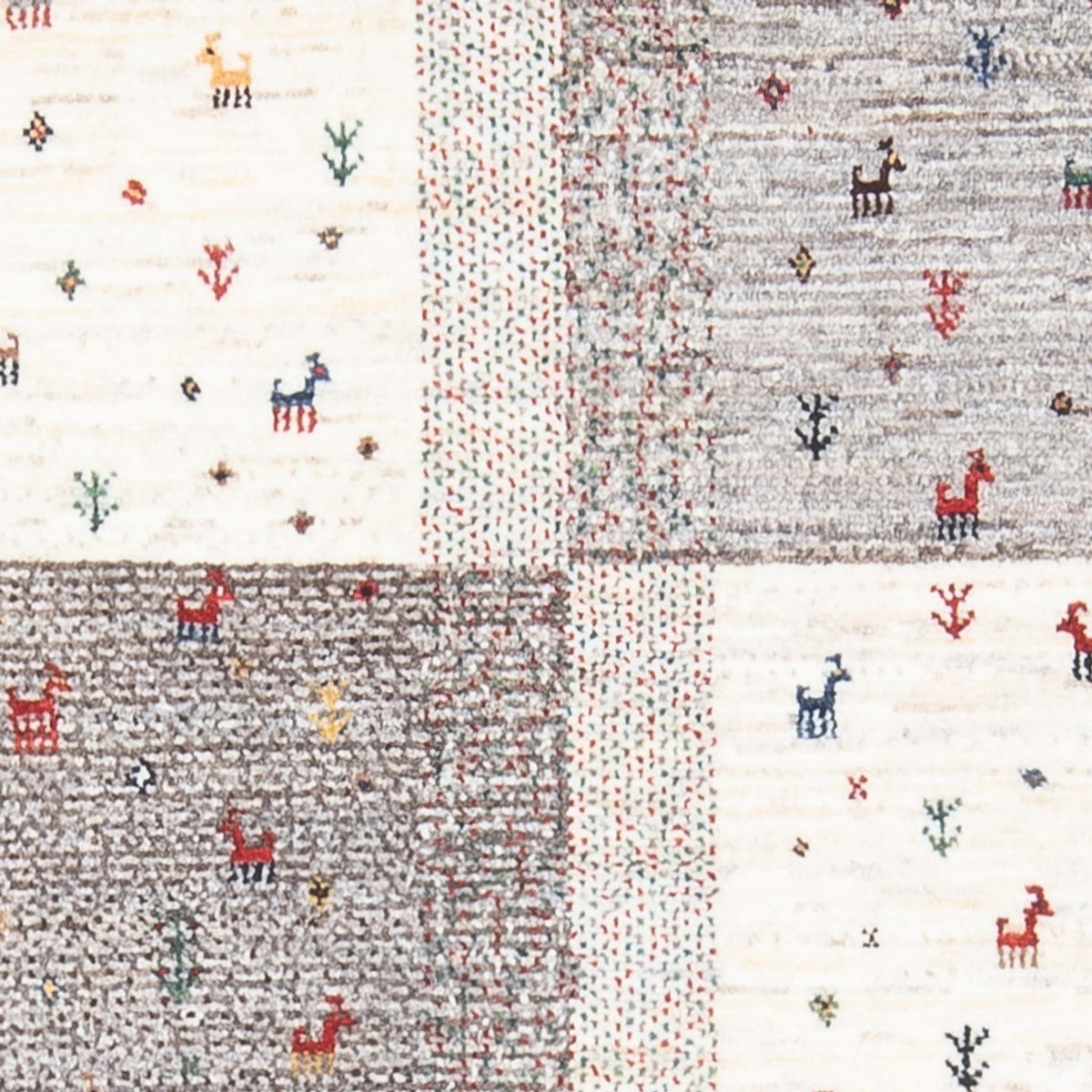 Gabbeh-matta - Loribaft Persian - 128 x 86 cm - flerfärgad