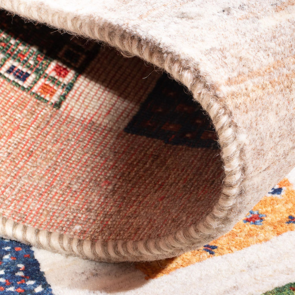 Gabbeh-matta - Loribaft Persian - 130 x 84 cm - flerfärgad