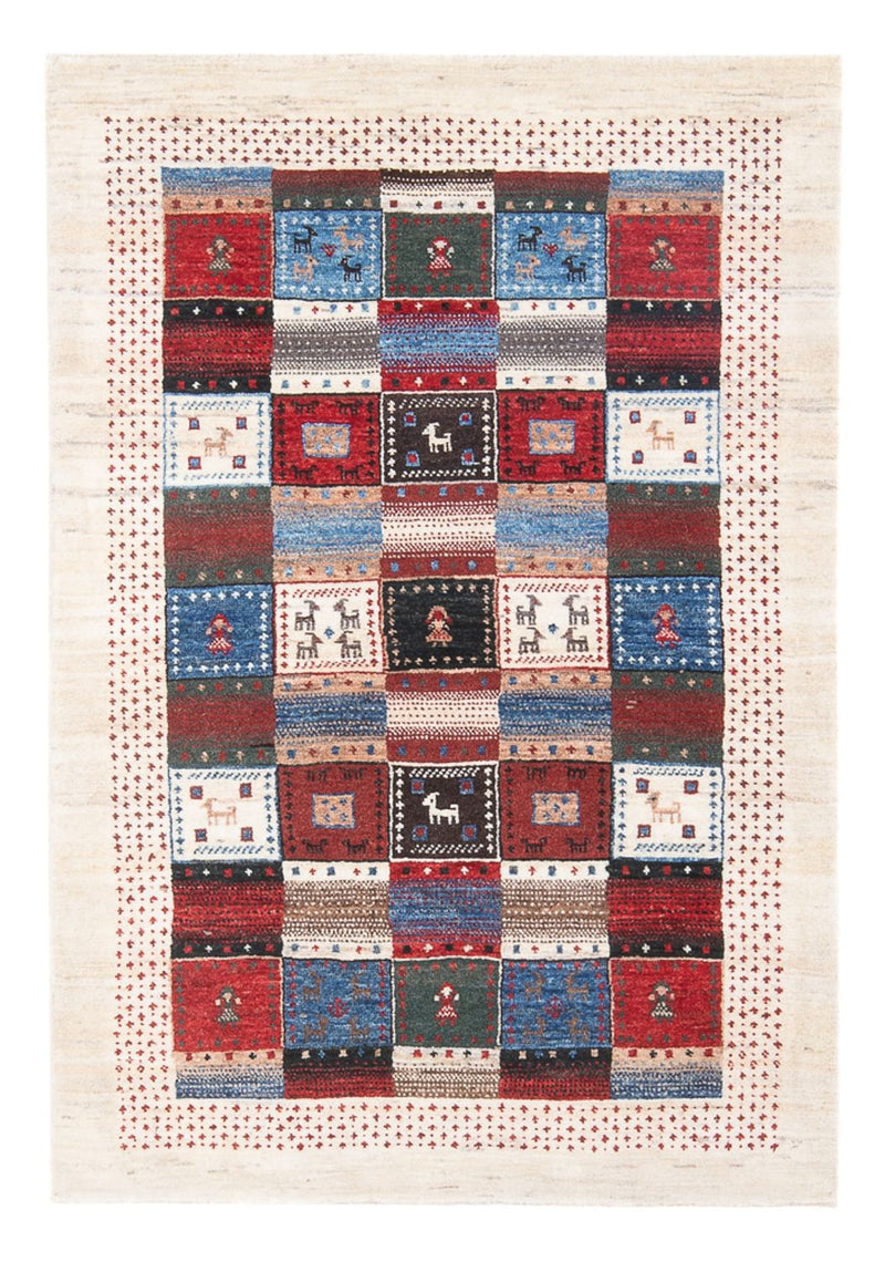 Gabbeh-matta - Loribaft Persian - 128 x 82 cm - flerfärgad