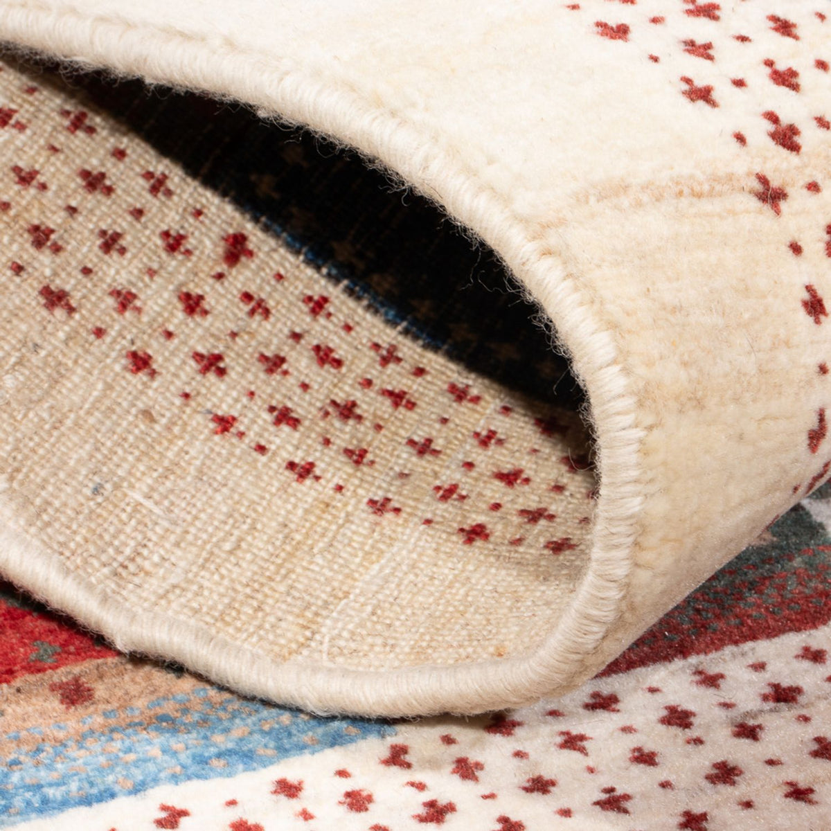 Gabbeh-matta - Loribaft Persian - 128 x 82 cm - flerfärgad