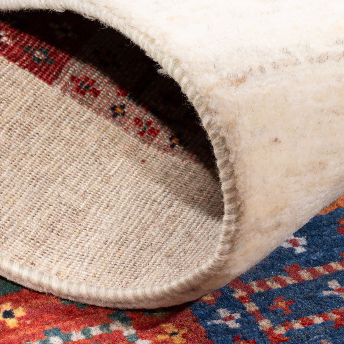 Gabbeh-matta - Loribaft Persian - 136 x 85 cm - flerfärgad