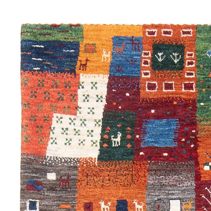 Gabbeh-matta - Loribaft Persian - 129 x 86 cm - flerfärgad