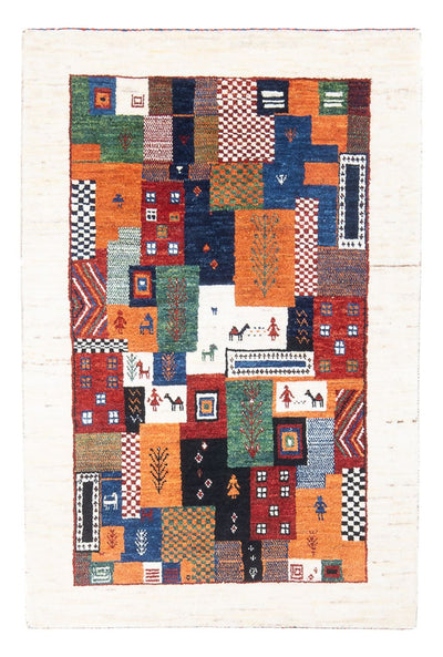 Loribaft Mattan 83x126cm - Perserteppich Wollteppich