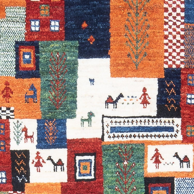 Gabbeh-matta - Loribaft Persian - 126 x 83 cm - flerfärgad