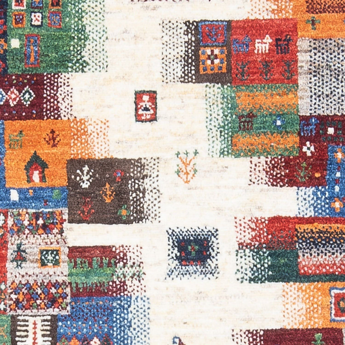 Gabbeh-matta - Loribaft Persian - 136 x 85 cm - flerfärgad