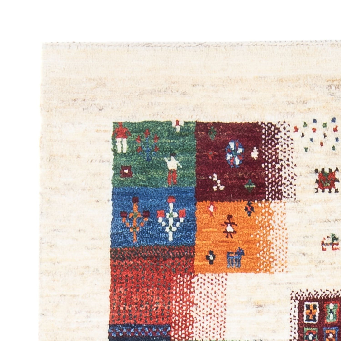Loribaft Mattan 136x85cm - Perserteppich Wollteppich