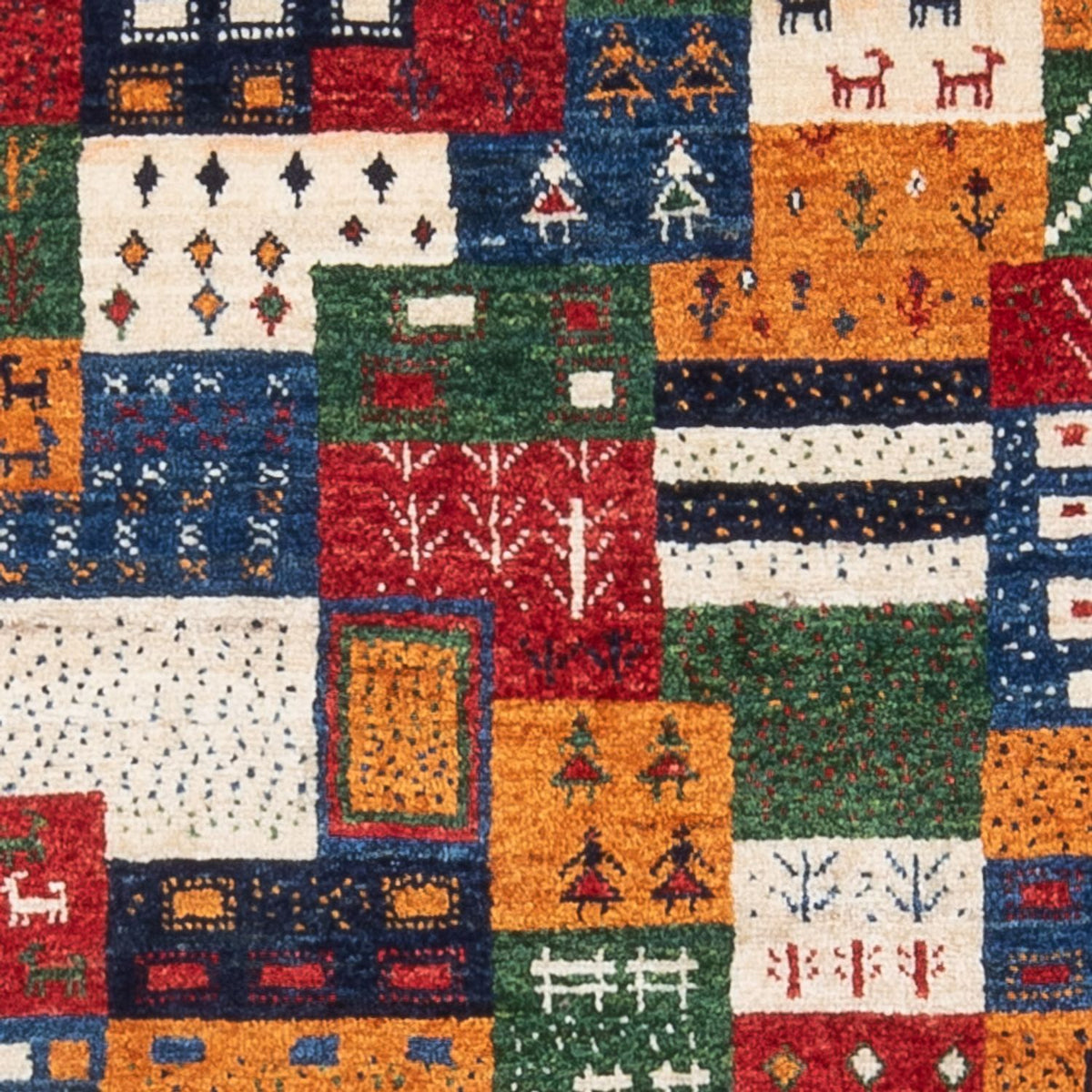 Gabbeh-matta - Loribaft Persian - 129 x 83 cm - flerfärgad