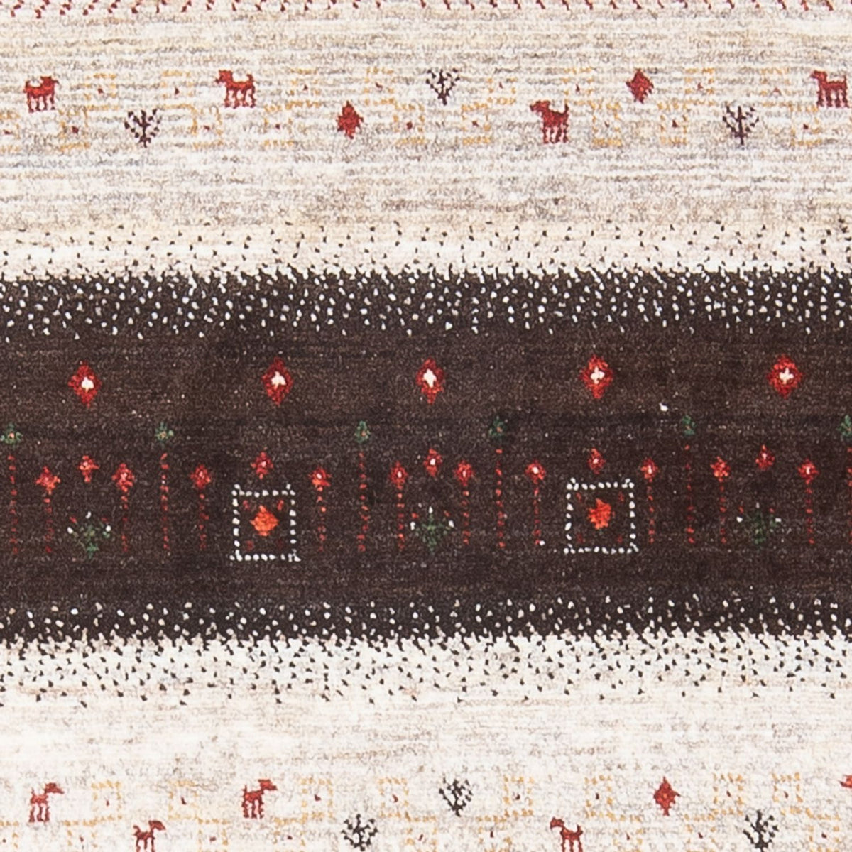 Gabbeh-matta - Loribaft Persian - 126 x 84 cm - flerfärgad