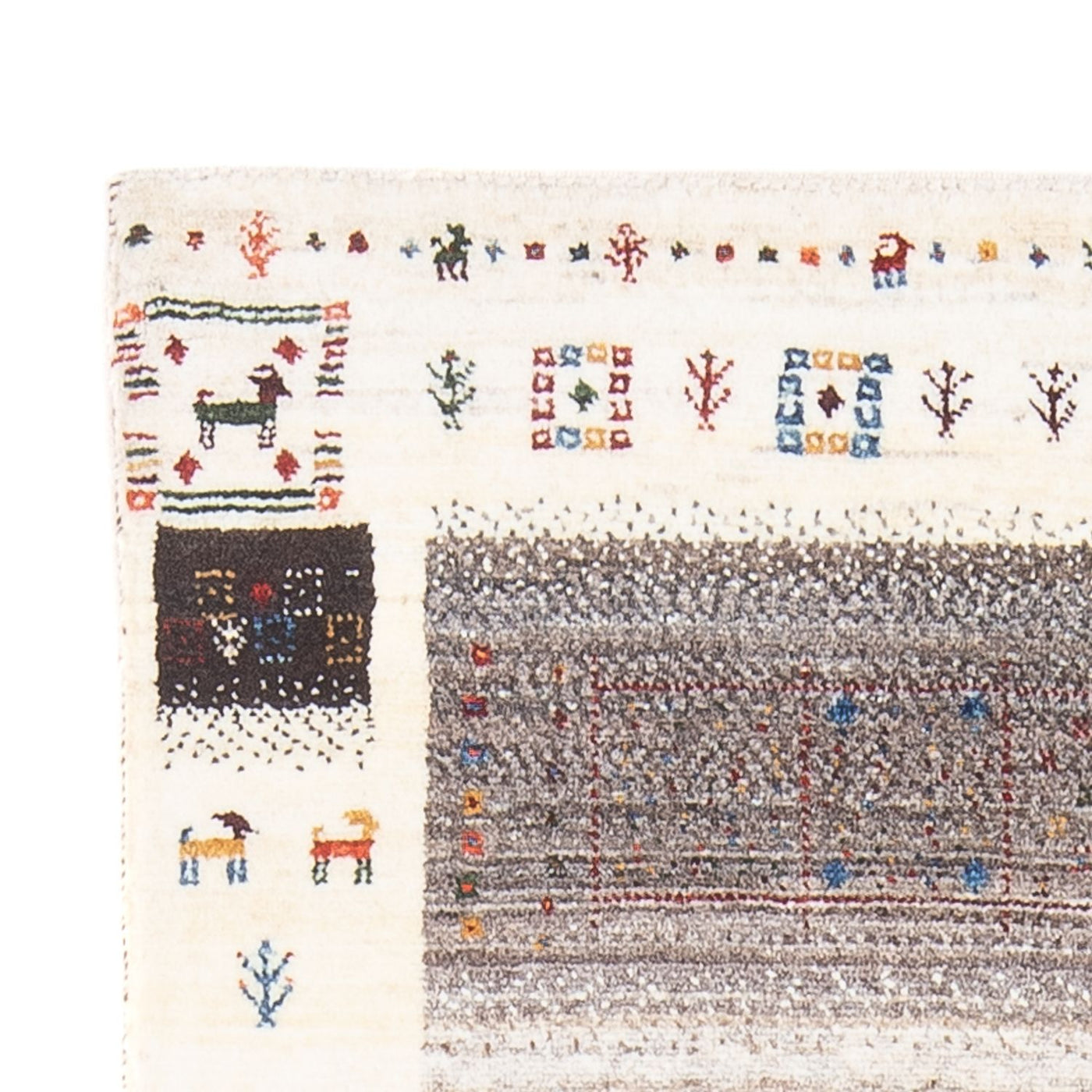 Loribaft Mattan 126x84cm - Perserteppich Wollteppich