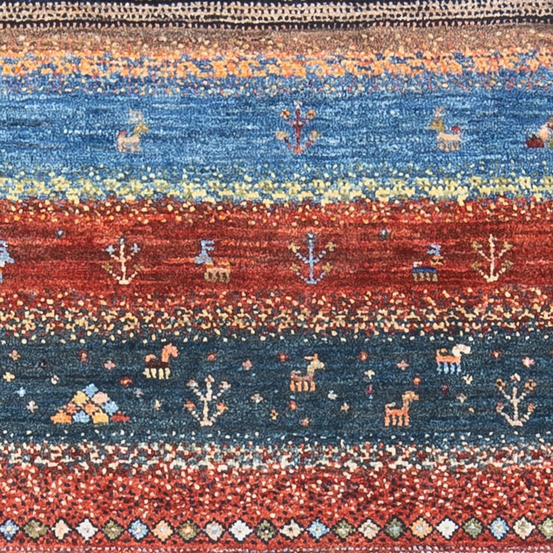 Gabbeh-matta - Loribaft Persian - 130 x 80 cm - flerfärgad
