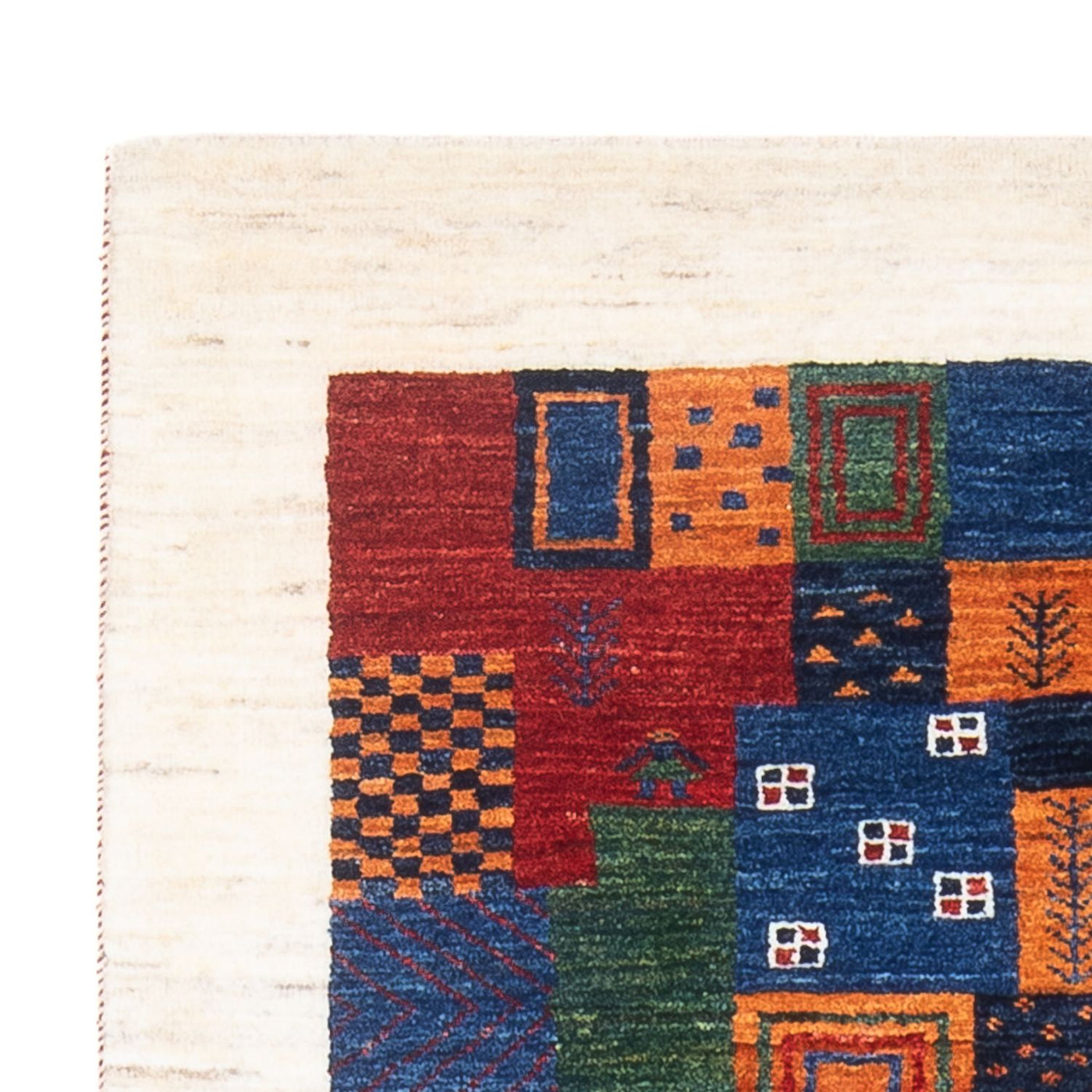 Loribaft Mattan 132x86cm - Perserteppich Wollteppich