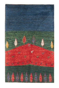 Gabbeh-matta - Loribaft Persian - 131 x 81 cm - flerfärgad