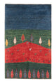 Loribaft Mattan 131x81cm - Perserteppich Wollteppich