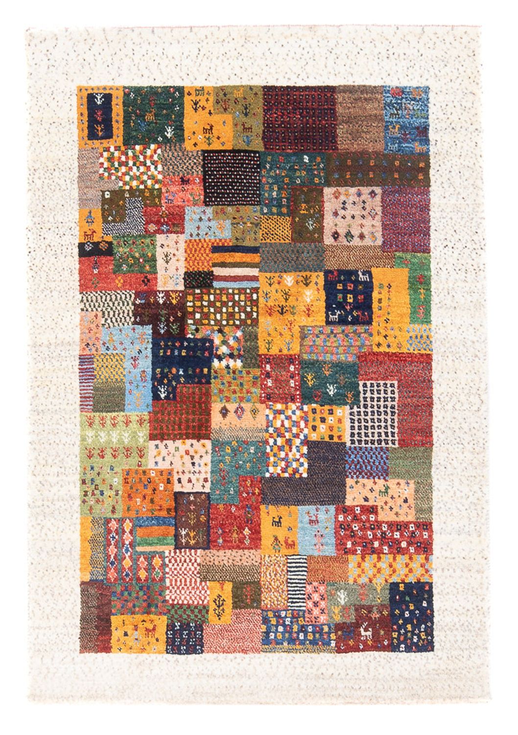 Gabbeh-matta - Loribaft Persian - 134 x 82 cm - flerfärgad