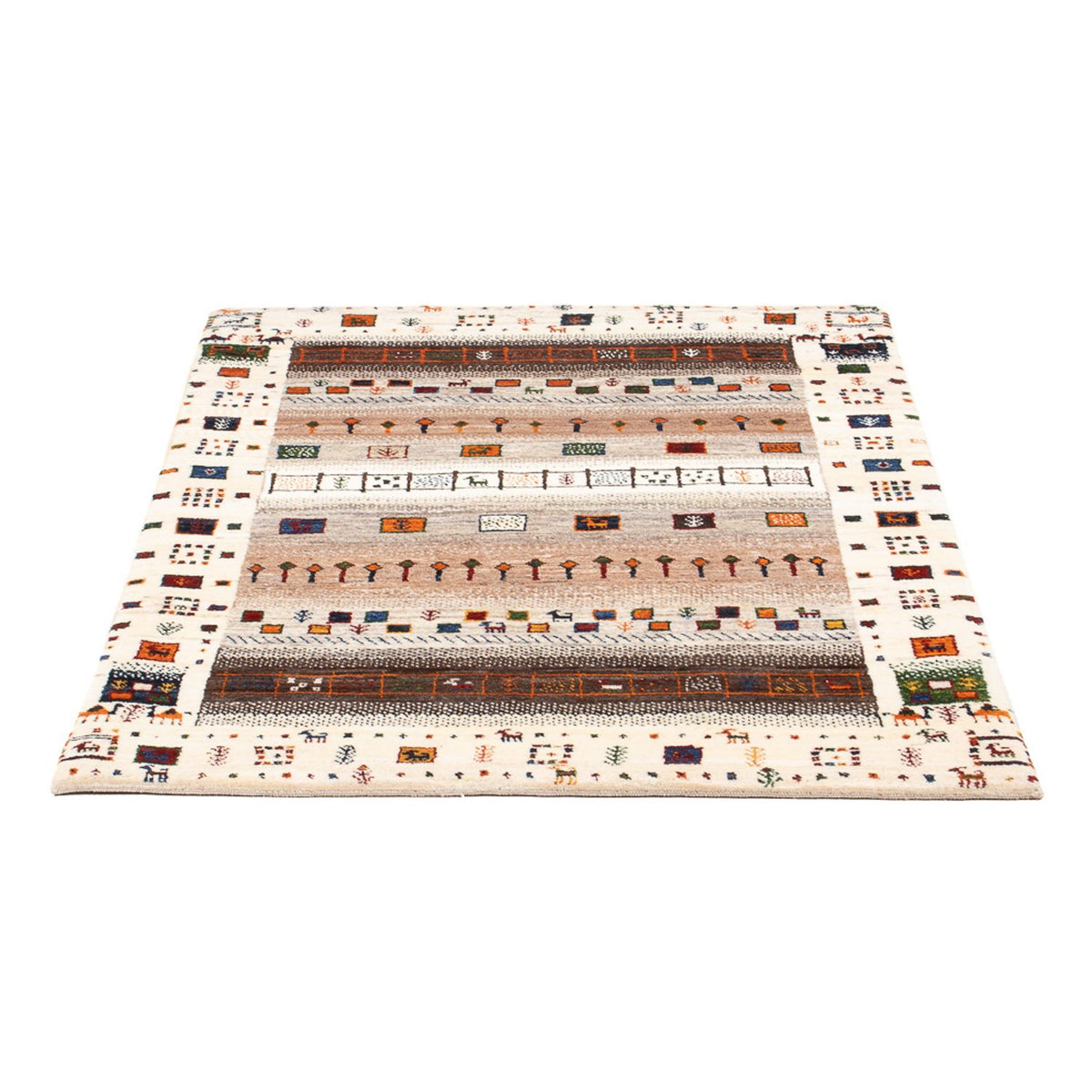 Gabbeh-matta - Loribaft Persian - 127 x 84 cm - flerfärgad