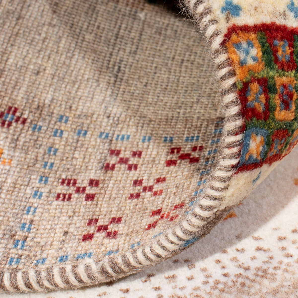 Gabbeh-matta - Loribaft Persian - 130 x 84 cm - flerfärgad