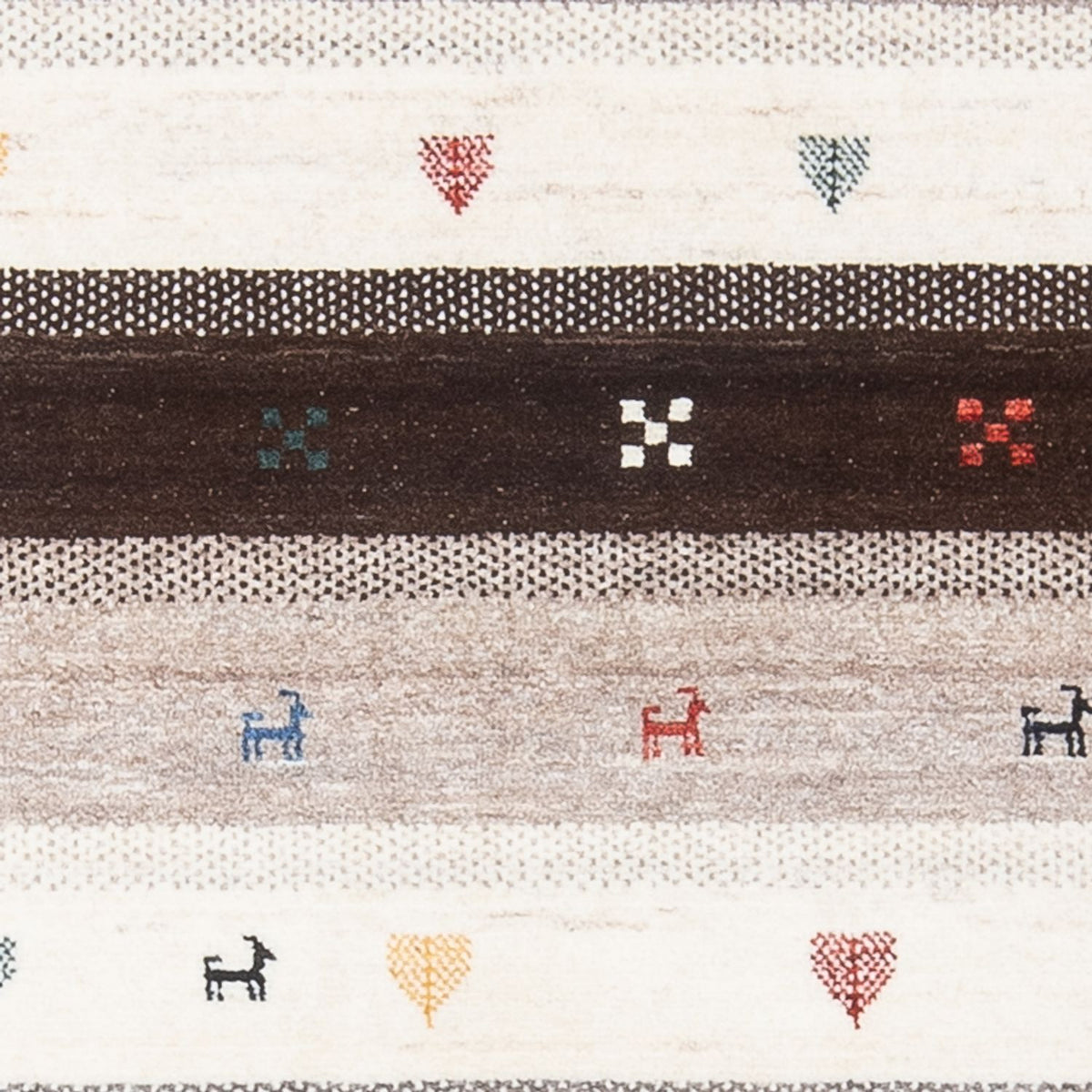 Gabbeh-matta - Loribaft Persian - 130 x 85 cm - flerfärgad