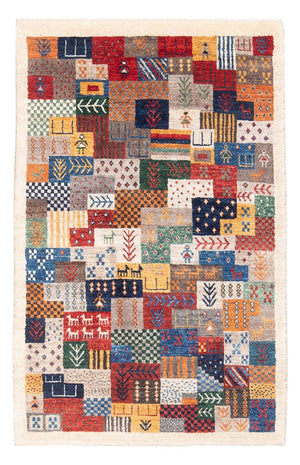 Gabbeh-matta - Loribaft Persian - 129 x 78 cm - flerfärgad