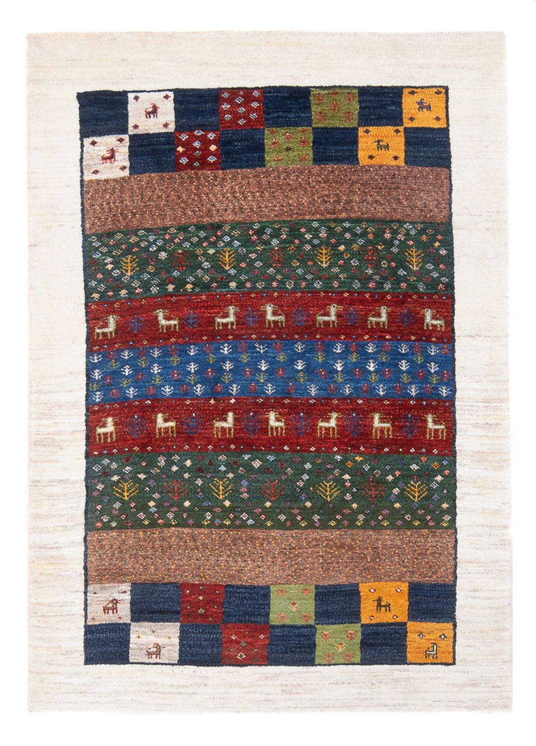 Gabbeh-matta - Loribaft Persian - 131 x 86 cm - flerfärgad
