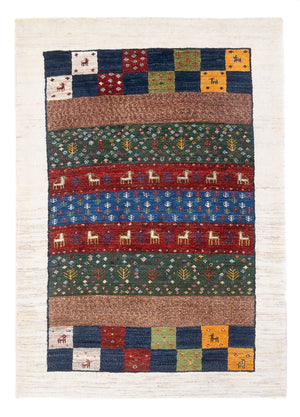 Gabbeh-matta - Loribaft Persian - 131 x 86 cm - flerfärgad