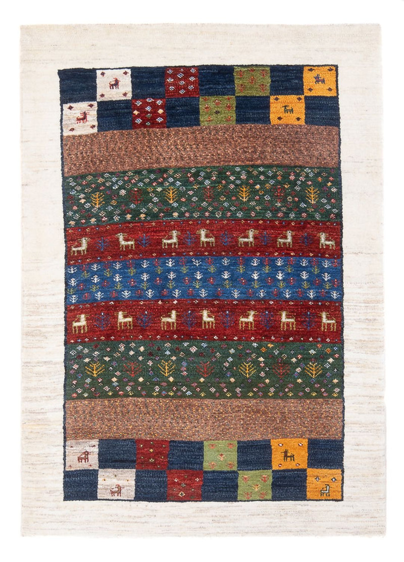 Gabbeh-matta - Loribaft Persian - 131 x 86 cm - flerfärgad