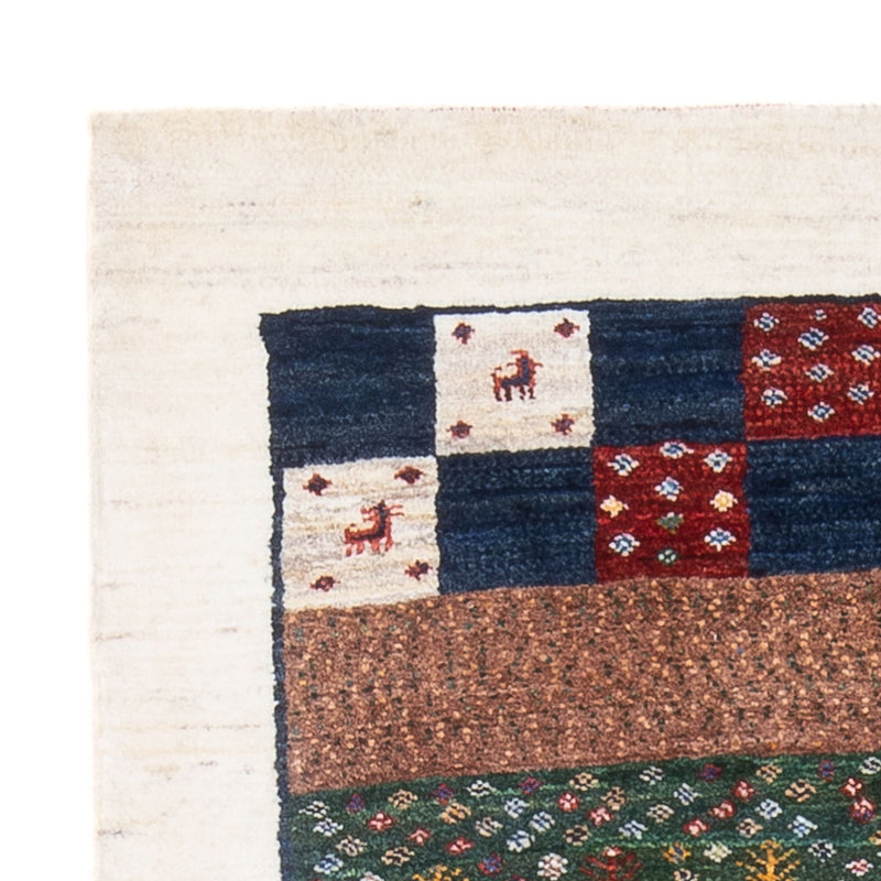 Gabbeh-matta - Loribaft Persian - 131 x 86 cm - flerfärgad