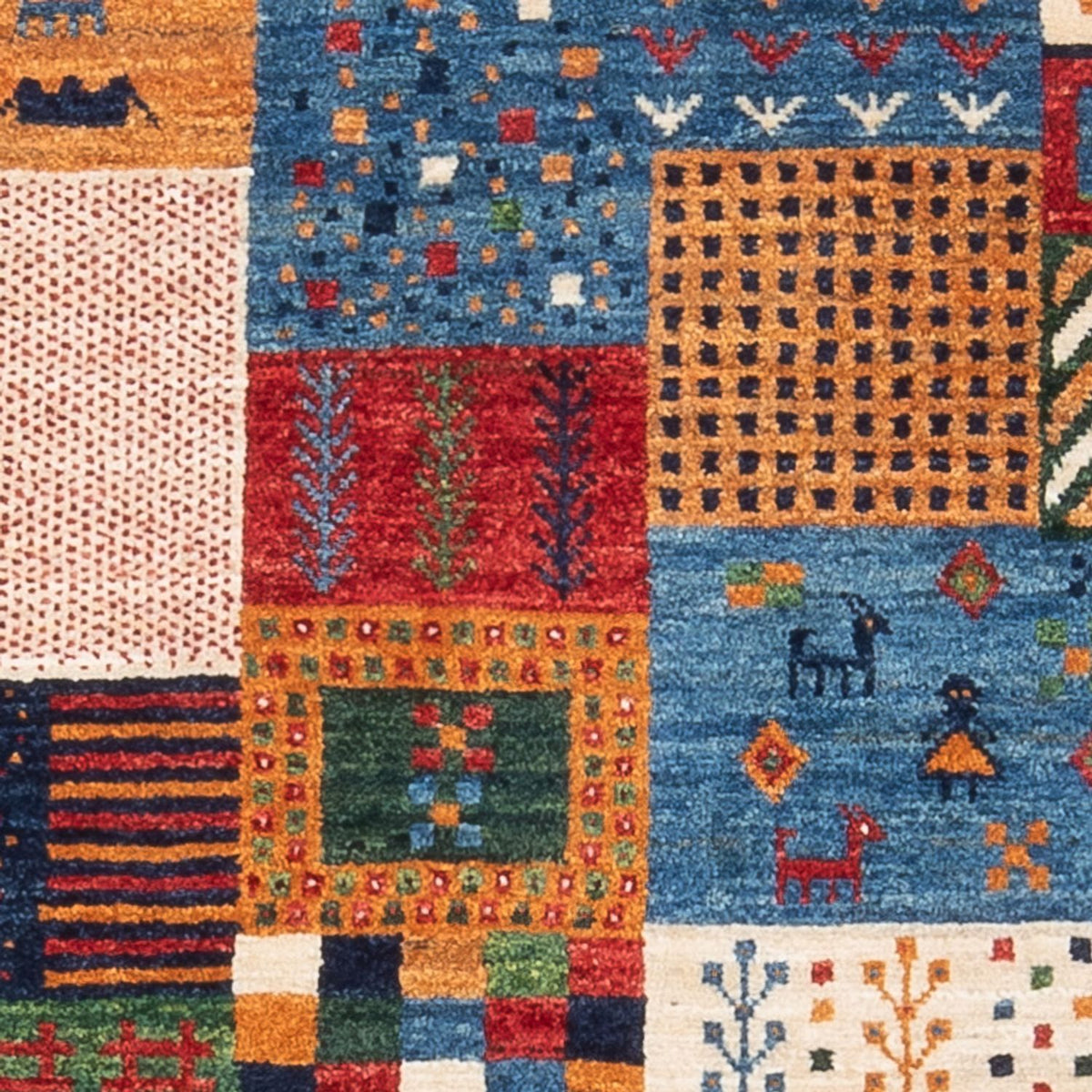 Gabbeh-matta - Loribaft Persian - 130 x 82 cm - flerfärgad